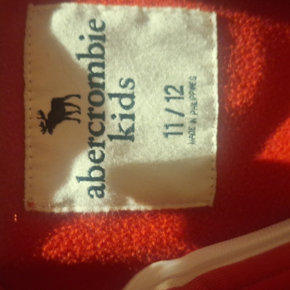 Red Abercrombie Zip Up - Picture 3 of 5
